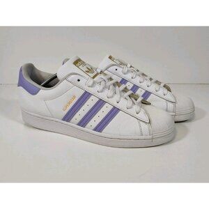 Adidas Superstar Sneakers Men's 13 White Purple GX2537 Casual